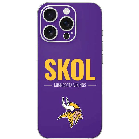 NFL Minnesota Vikings Team Motto iPhone 16 Pro Skin